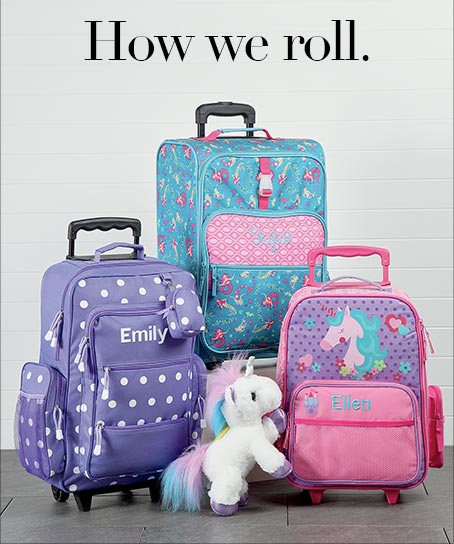 Kids Rolling Luggage Kids Travel Bags Lillian Vernon